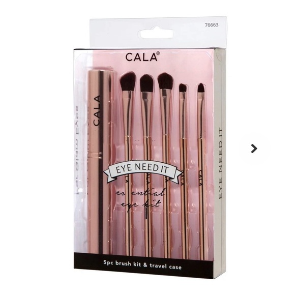 Cala Other - CALA Rose Gold Eye Makeup Brush Set NWT